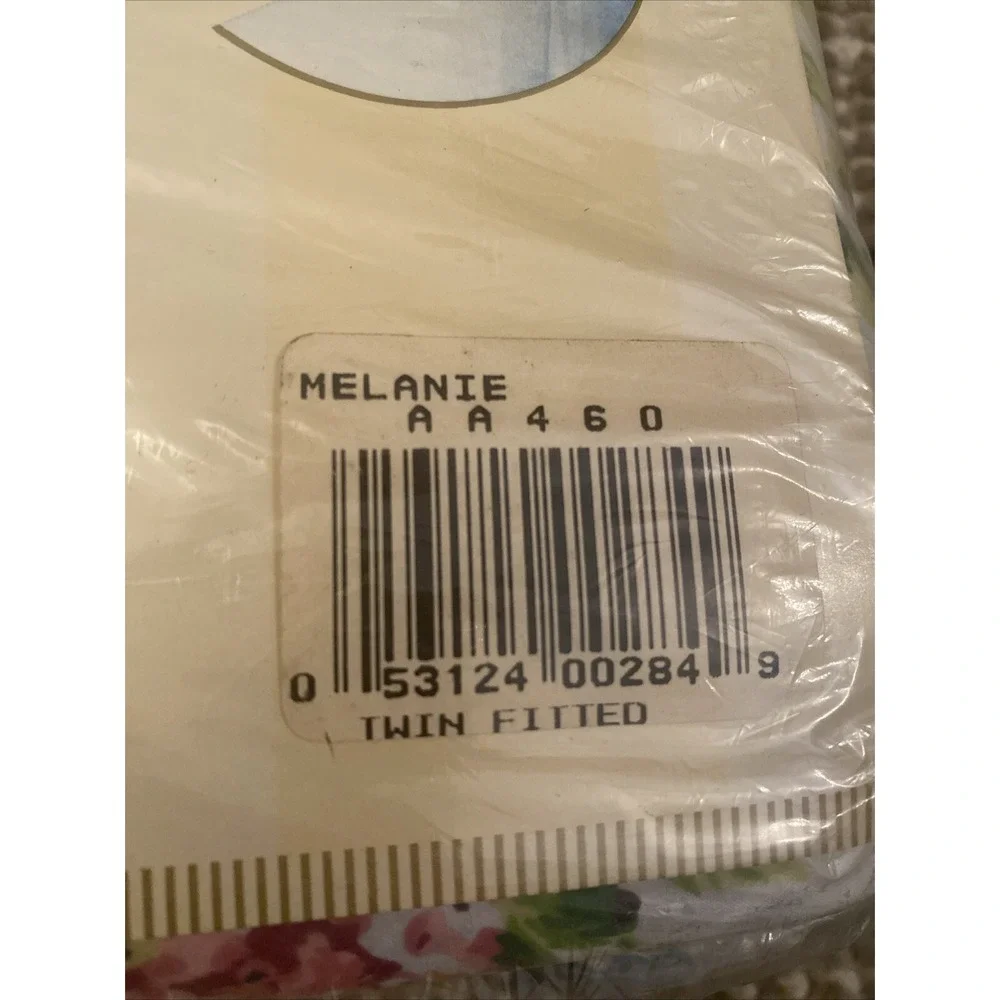 NWT‎ Vtg Mario Buatta Twin Flat Sheet 